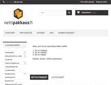 Tablet Screenshot of nettipakkaus.fi